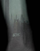 arm/city - a wrist hallucinates city scenes