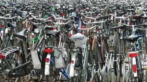 hundreds of bikes